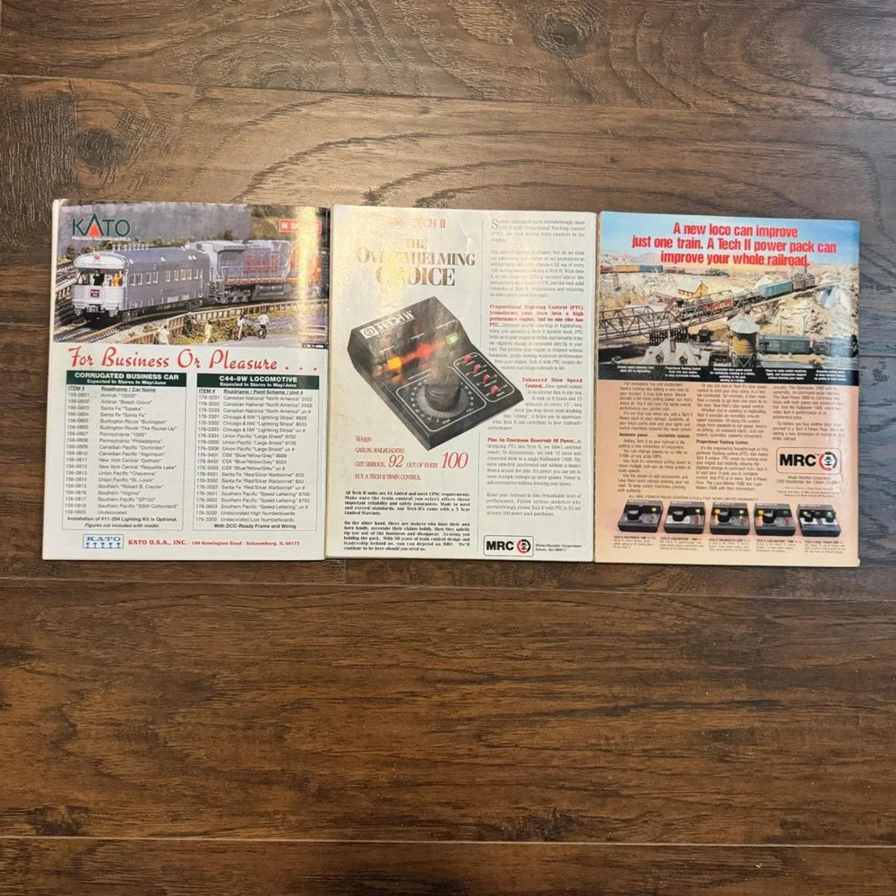 Model Railroader Magazine Lot of 21 Issues 1980s–2000s Model Train Hobby